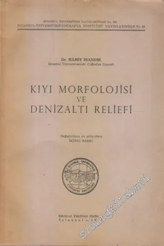 Kıyı Morfolojisi Ve Deniz Altı Reliefi -        1960