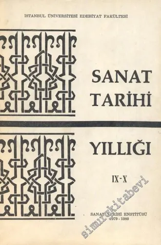 Sanat Tarihi Yıllığı 9 / 10 - Sayı: 9 - 10, Yıl: 1979 - 1980       1981