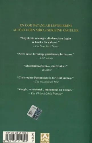 Miras Ruhlar Dehlizi Christopher Paolini Altın Kitaplar %40 indirimli