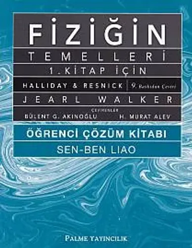 Fiziğin Temelleri 1.Kitap İçin Öğrenci Çözüm Kitabı