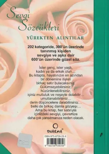 Sevgi Sözcükleri Yürekten Alıntılar Gil Friedman Dharma Yayınları