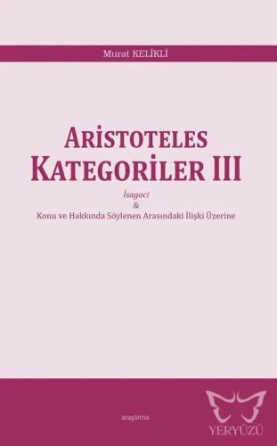 Aristoteles Kategoriler III