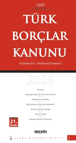 LMD 1 Türk Borçlar Kanunu Mutlu Dinç