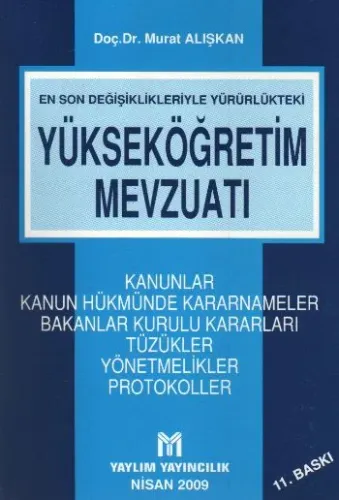 Yasa Serisi-35: Yükseköğretim Mevzuatı (YÖK)