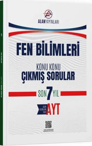 Alan Yayınları AYT Fen Bilimleri Konu Konu Çıkmış Sorular Son 7 Yıl