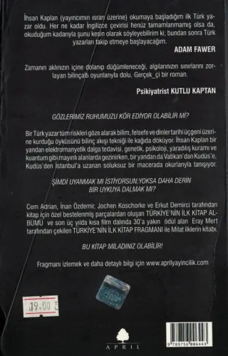 Milat İhsan Kaplan April Yayınları %54 indirimli