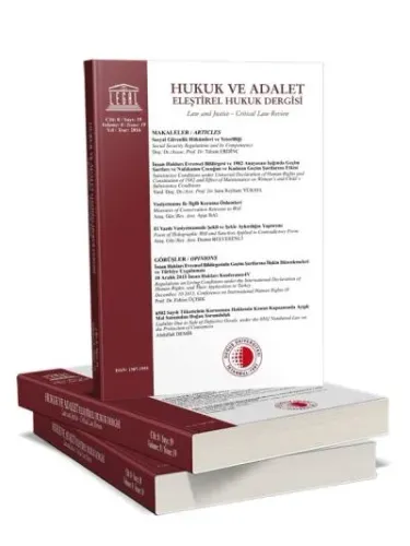 Legal Hukuk ve Adalet Eleştirel Hukuk Dergisi 2025 Aboneliği (2 Sayı)