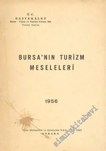 Bursa'nın Turizm Meseleleri 1956 -        1956
