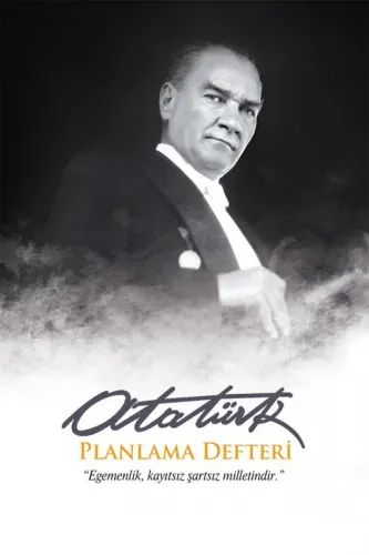Gazi Paşa 13,5x19,5cm Atatürk Planlama Defteri 128 Sayfa