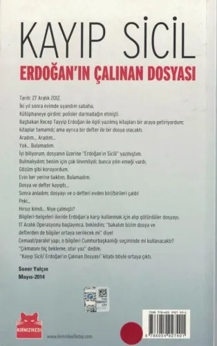 Kayıp Sicil Soner Yalçın Kırmızı Kedi %32 indirimli