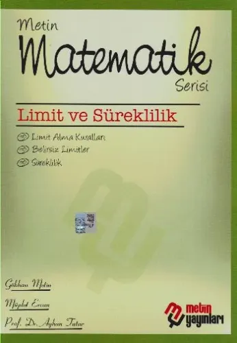Metin Matematik Serisi Limit ve Süreklilik