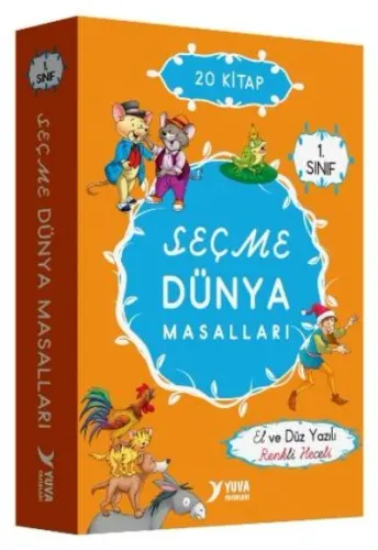KAMPANYALI - Yuva 1. Sınıf Seçme Dünya Masalları 20 Kitap El Yazılı