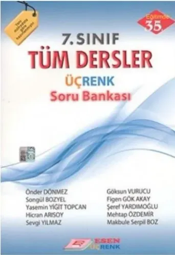 Esen 7. Sınıf Tüm Dersler Üçrenk Soru Bankası