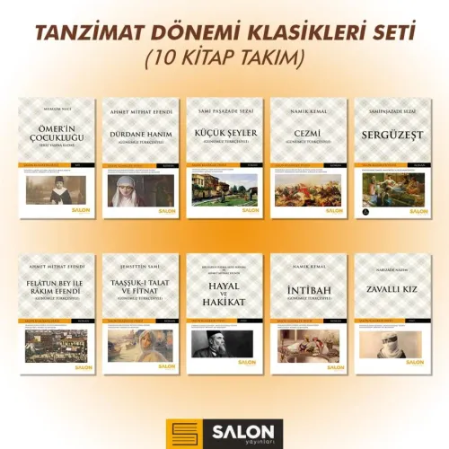 Tanzimat Dönemi Klasikleri Seti (10 kitap takım)