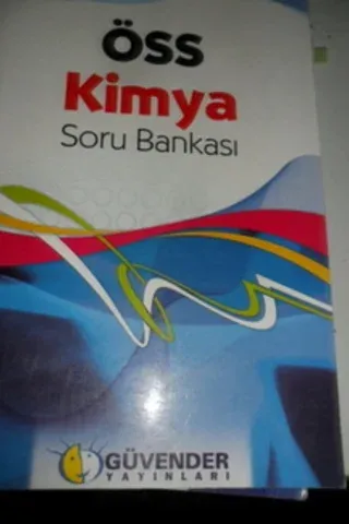 ÖSS Kimya Soru Bankası (İkinci El)