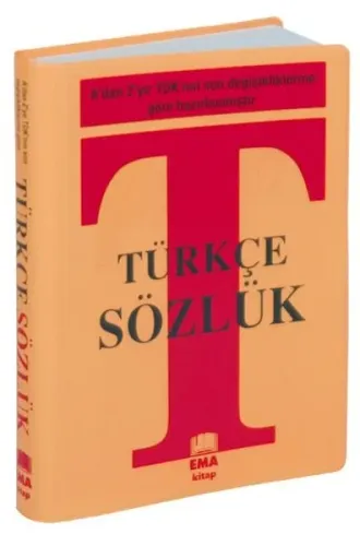 Türkçe Sözlük A'dan Z'ye TDK Uyumlu ;Plastik Kapak - Çanta Boy