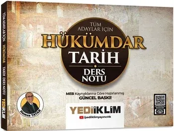 YEDİİKLİM 2026 TÜM ADAYLAR İÇİN HÜKÜMDAR TARİH DERS NOTU
