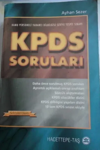 KPDS Soruları