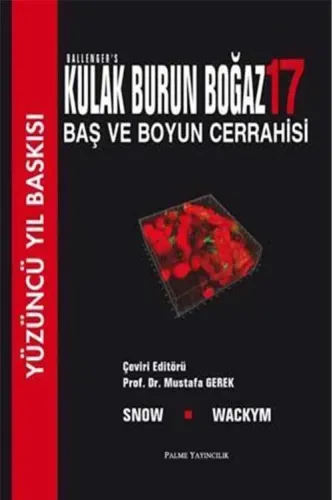 Ballenger 's Kulak Burun Boğaz ( Baş Boyun Cerrahisi )