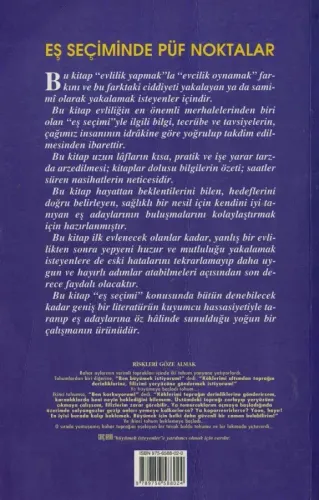 Eş Seçiminde Püf Noktalar (Bu Kitabı Okumadan Evlenmeyin!) / İdeal Bir