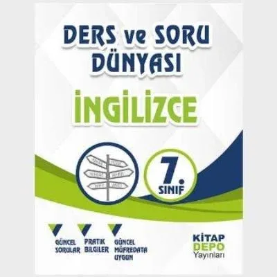 Kitap Depo 7. Sınıf İngilizce Ders ve Soru Dünyası-YENİ