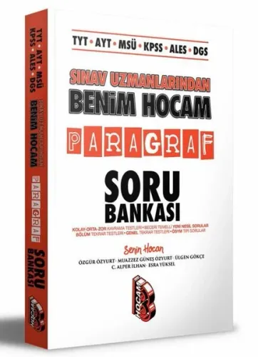 TYT - AYT - MSÜ - KPSS - ALES - DGS Sınav Uzmanlarından Paragraf Soru Bankası