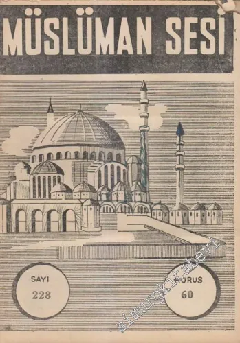 Müslüman Sesi - Sayı: 228, 27 Eylül 1962