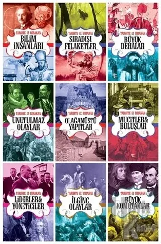 Tarihte İz Bırakanlar Seti (9 Kitap) - Halkkitabevi
