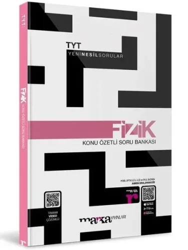 Marka Yayınları 2022 TYT Fizik Konu Özetli Yeni Nesil Soru Bankası Tamamı Video Çözümlü