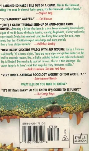 Big Trouble (Cep Boy) Dave Barry Berkley Books %57 indirimli