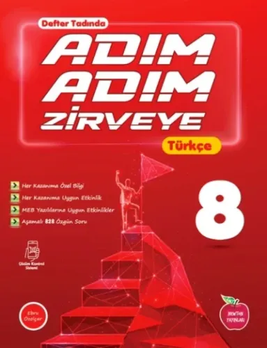 NEWTON 8. SINIF ADIM ADIM ETKİNLİKLİ KONU ANLATIMLI  SORU BANKALARI TÜRKÇE YENİ