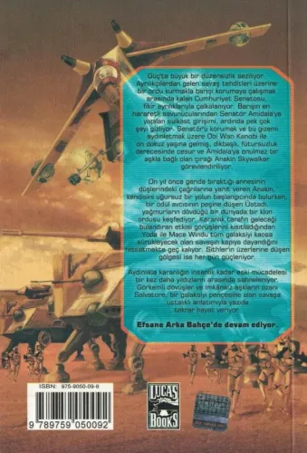 Klonlar'ın Saldırısı Starwars Bölüm 2 R.A.Salvatore Kabalcı Yayınları 