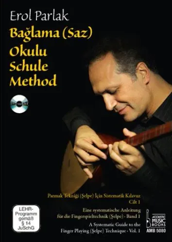Bağlama (Saz) Okulu Schule Method (DVD'li)