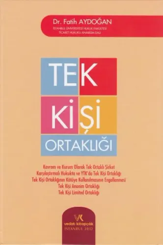 Tek Kişi Ortaklığı
