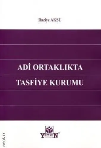 Adi Ortaklıkta Tasfiye Kurumu