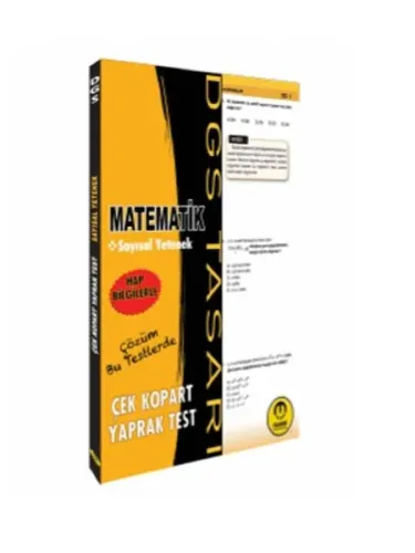 Tasarı Yayınları DGS Matematik Yaprak Test