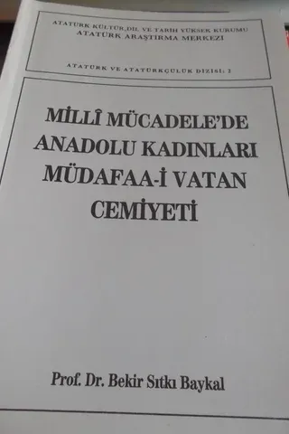 Milli Mücadele'de Anadolu Kadınları Müdafaa-i Vatan Cemiyeti