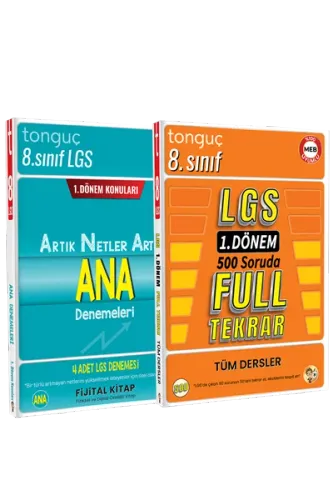 Tonguç Akademi 8. Sınıf LGS 1. Dönem Full Tekrar Seti
