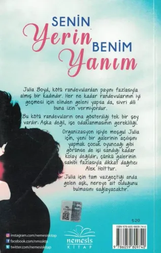 Senin Yerin Benim Yanım Barbie Bohrman Nemesis Kitap %44 indirimli