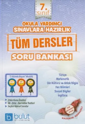 Bulut Eğitim 7. Sınıf Tüm Dersler Soru Bankası Bulut Eğitim Komisyon