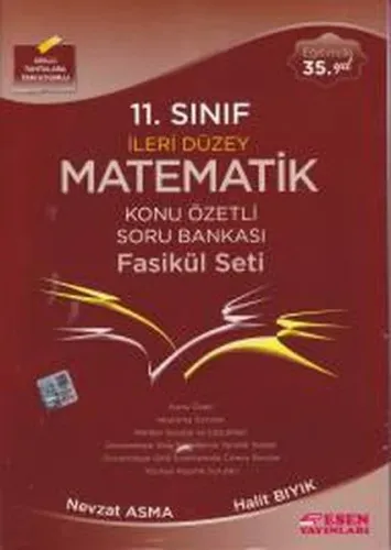 Esen Yayınları 11. Sınıf Matematik Konu Özetli Soru Bankası Fasikül Seti Esen