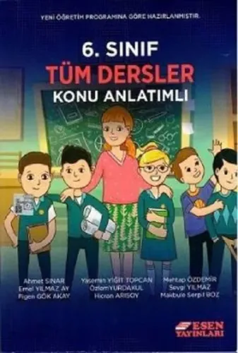 Esen Yayınları 6. Sınıf Tüm Dersler Konu Anlatımlı Esen