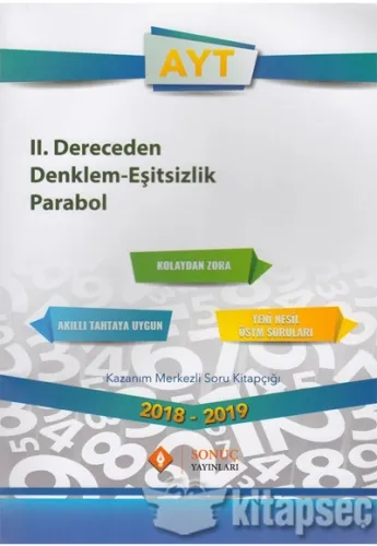 AYT II. Dereceden Denklem Eşitsizlikler Parabol