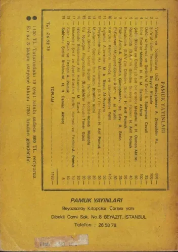 Resulullah'ın Dilinden Surelerin Fazileti Akif Pamuk Pamuk %50 indirim