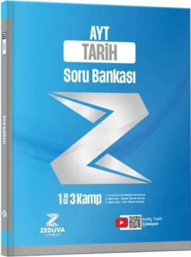 ZEDUVA AYT TARİH 1 KİTAP 3 KAMP SORU BANKASI 2027