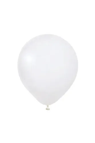 BALONEVİ 18" PASTEL BALON BEYAZ 10 LU