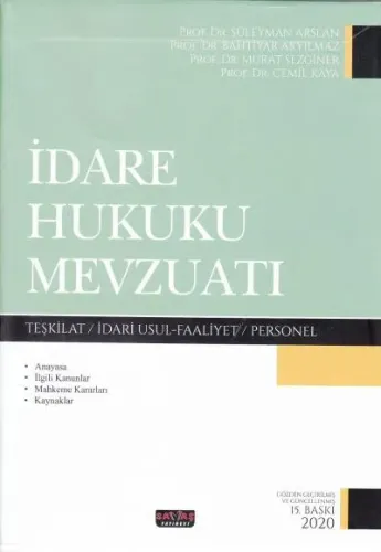İdare Hukuku Mevzuatı