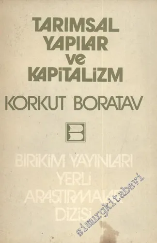 Tarımsal Yapılar ve Kapitalizm -        1981