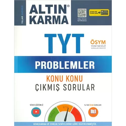 KELEPİR Altın Karma 2021 TYT Problemler Konu Konu Çıkmış Sorular (Kola