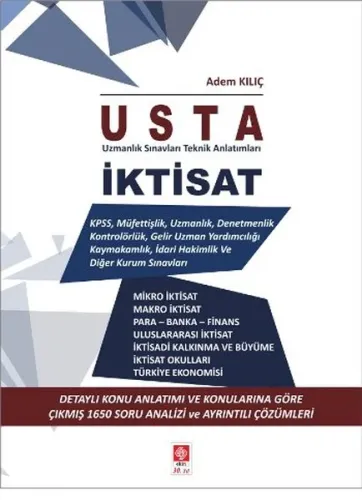 Usta İktisat Konu Anlatımı ve Çözümlü Çıkmış Sorular